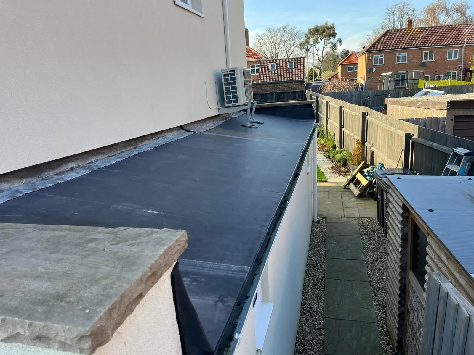 New flat roof installation on a residential property in Gloucestershire